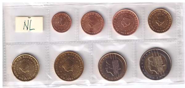 1,2,5,10,20,50,1,2 Set lose Niederlande
