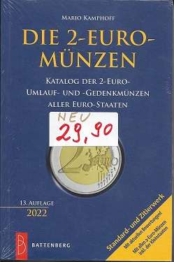 Die 2 Euro Münzen 13 Auflage 2022