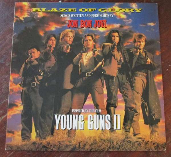 Blaze Of Glory Songs by Jon Bon Jovi VINYL 90s Young Guns II I Lp