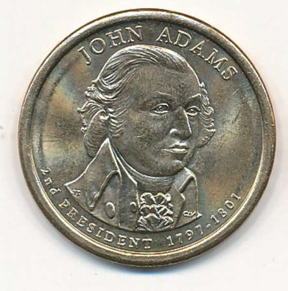 USA 1 Dollar 2007 D John Adams (2)