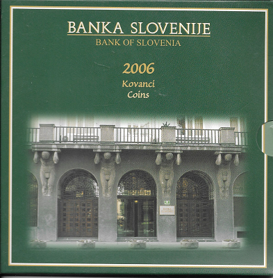 Kursmünzenset Slowenien Blister 2006