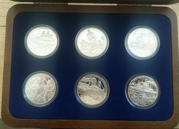 Sammel Kassette mit allen 20 Euro 2004 - 2006 Österreich auf hoher See