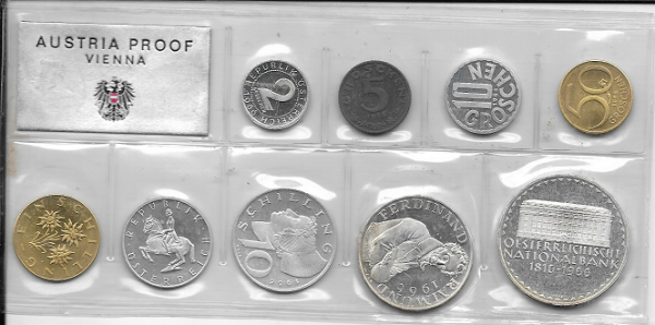 1966 Jahressatz Kursmünzensatz Groß KMS Mintset Big