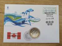NBE 23b) XXI Olympische Winterspiele Vancouver 2010 Numisbrief mit 5 Euro Silber Snowboarder NBE 23b) XXI Olympische Winterspiele Vancouver 2010 Numisbrief mit 5 Euro Silber Snowboarder