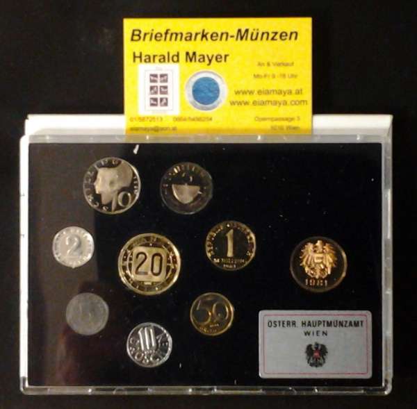 1981 Jahressatz Kursmünzensatz KMS Mintset