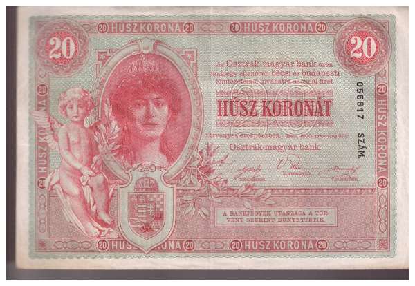20 Kronen 31.3.1900 Ank151 Serie 2186-056817