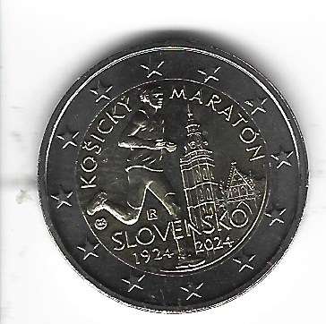 2 Euro Slowakei 2024 Marathon Kosicky