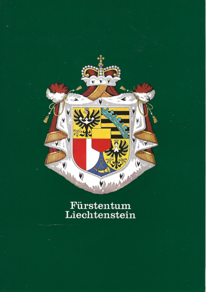 Liechtenstein 1992 Jahresmappe gesptempelt