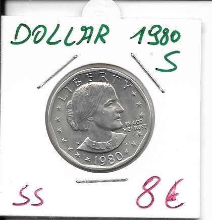 1 Dollar USA 1980 S Sacagawea - Nativ Dollar