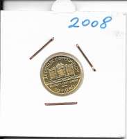 Vorschau: 2008 Philharmoniker 1/10 Unze 10 € Euro 3,11 Gramm Vorschau: 2008 Philharmoniker 1/10 Unze 10 € Euro 3,11 Gramm