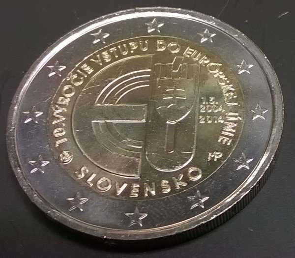 2 Euro Slowakei 2014 EU-Beitritt
