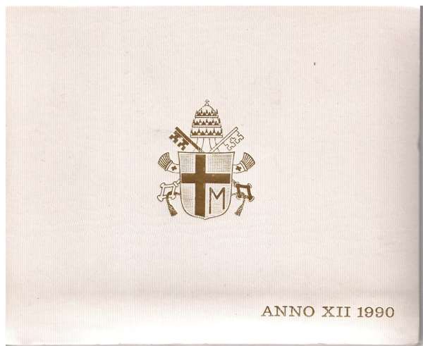 1990 KMS Johannes Paul II. Vatikan Italien-Kirchenstaat Lire