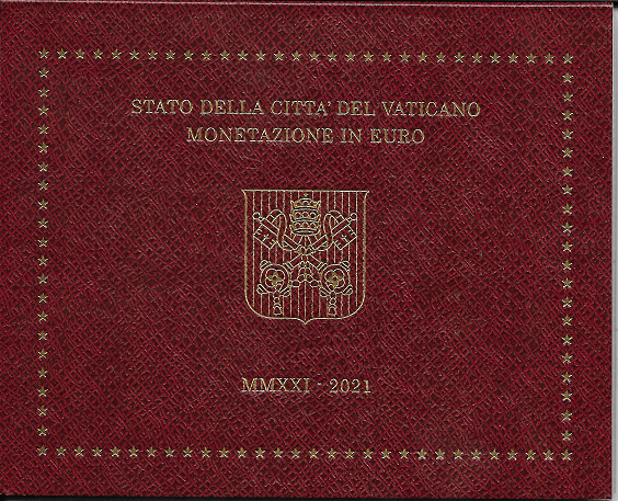 Euro Kursmünzensatz Vatikan 2021 KMS Coinset