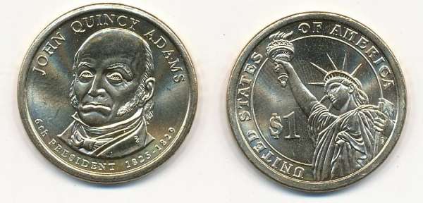 USA 1 Dollar 2008 D John Quincy Adams (6)