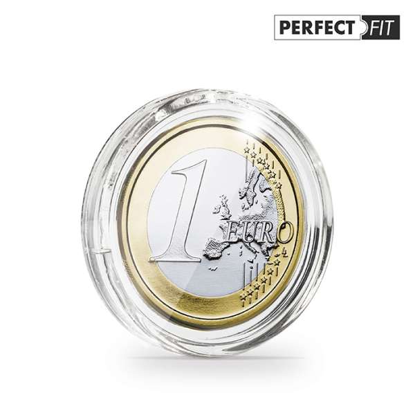 ULTRA / ULTRA PERFECT FIT 23,25 MM, Runde Münzkapseln 10 ER PACK 1 Euro 365291