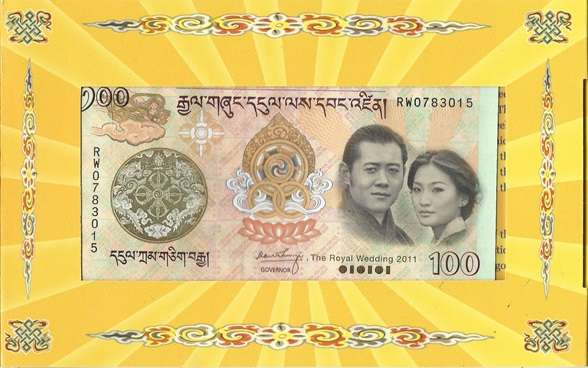 Bhutan- 100 Ngultrum 2011 UNC - Pick Nr.35