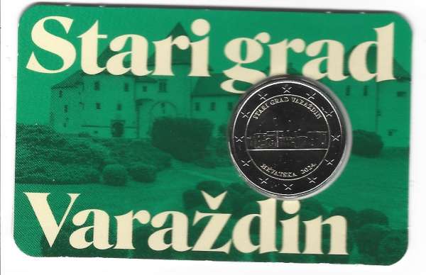 2 Euro Kroatien 2024 Varazdin Coincard