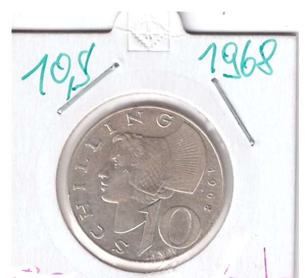 10 Schilling 1968