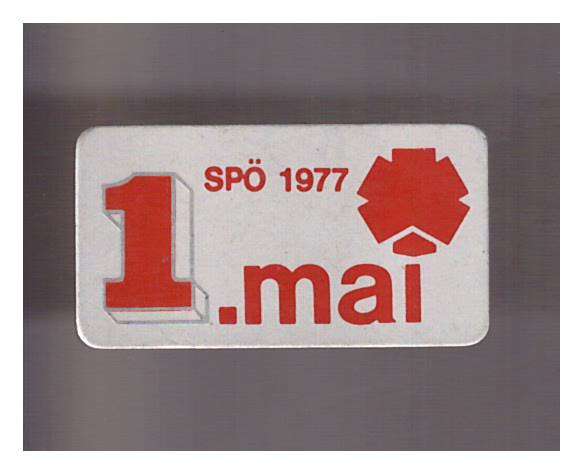 SPÖ 1 Mai Abzeichen 1977