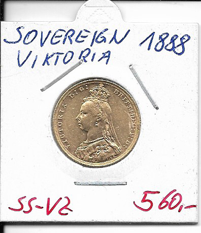 Sovereign 1888 Great Britain Großbritannien Viktoria