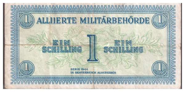 1 Schilling 1944 Wz. Military Pick 103 a) Alliierte Militärbehörde Ank Nr.240a)