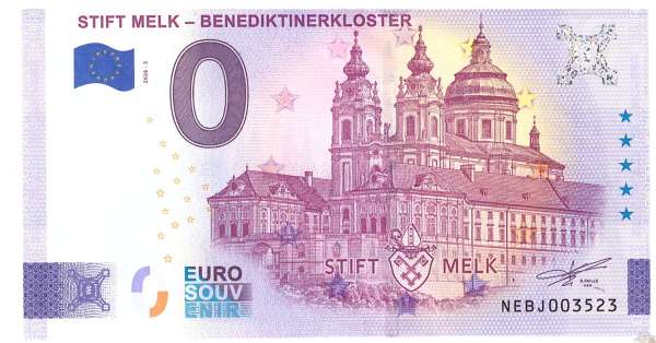 ANK.Nr. Stift Melk Benedikterkloster Silber 0 Euro Schein 2026-3