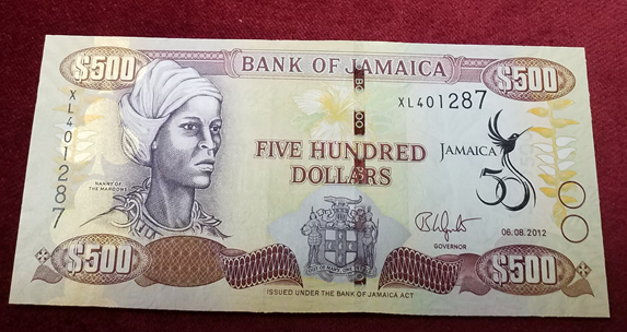 Jamaica - 500 Dollars 2012 UNC - Pick 91