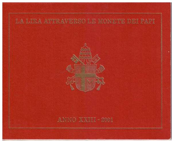 2001 KMS Johannes Paul II. Vatikan Italien-Kirchenstaat Lire