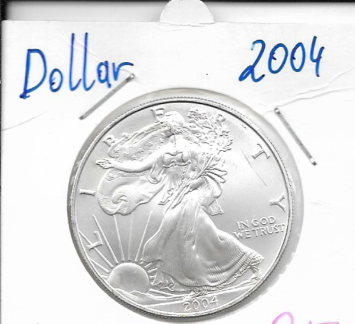 1 Dollar 2004 Silber Eagle Unze