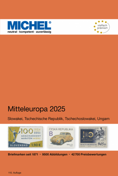 (E 02) MICHEL Europa Mitteleuropa 2025 E2