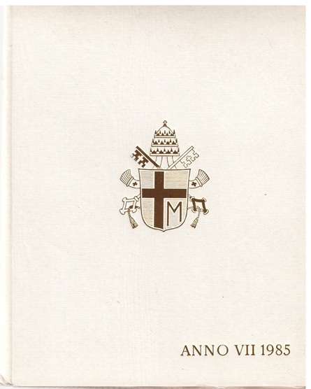1985 KMS Johannes Paul II. Vatikan Italien-Kirchenstaat Offizieller Kursmünzensatz