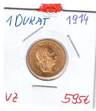 1 Dukat 1914 Original Franz Joseph I