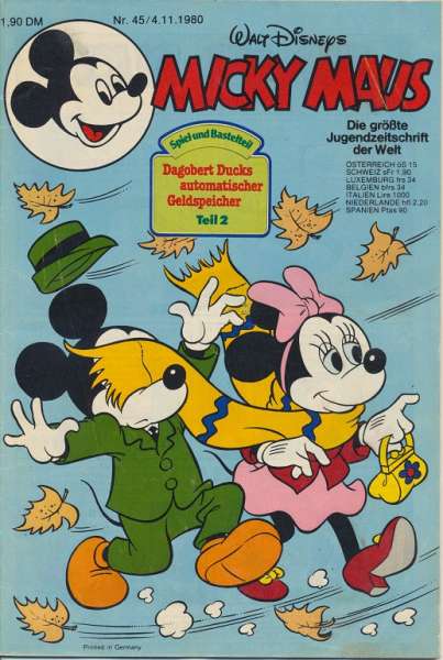 Micky Maus Nr. 45/1980