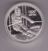 200  Schilling Silber Skiläufer 1995 200  Schilling Silber Skiläufer 1995