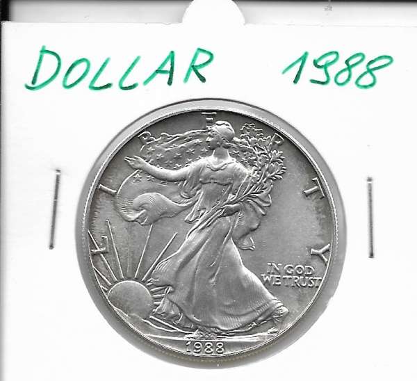 1 Dollar 1988 Silber Eagle Unze