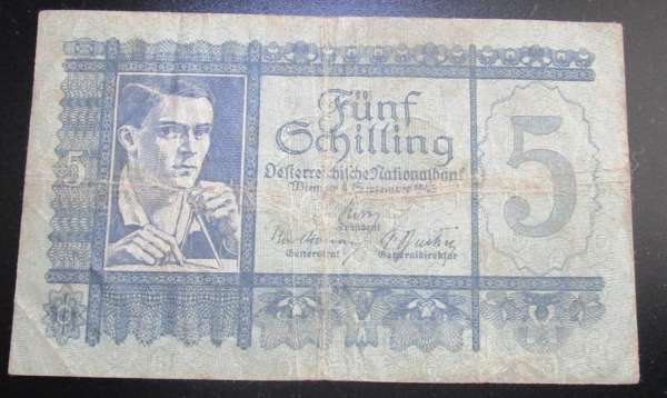 5 Schilling 1945 Erzberg Ank Nr.258