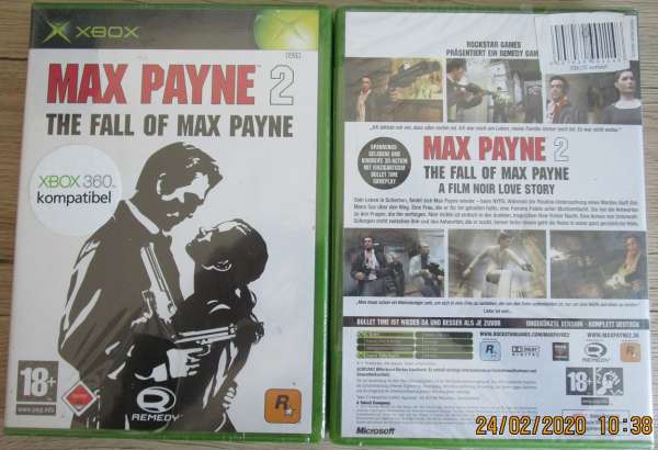XBox Spiel Max Payne 2 The Fall of Max Payne Neu