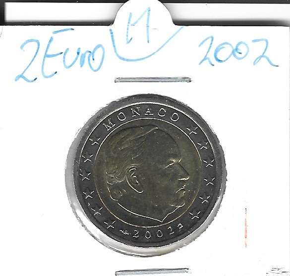 2 Euro Monaco 2002 Rainer III