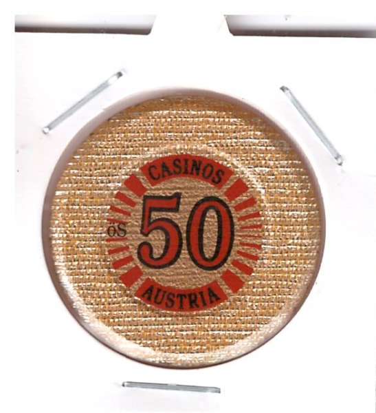 50 Schilling Casinos Austria Casino Jeton Golden