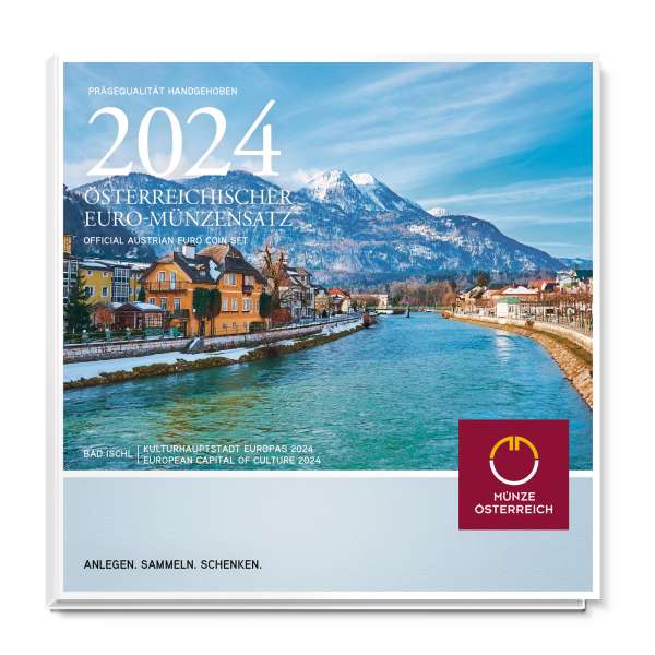 2024 offizieller Euro-Kursmünzensatz KMS Mintset Österreich