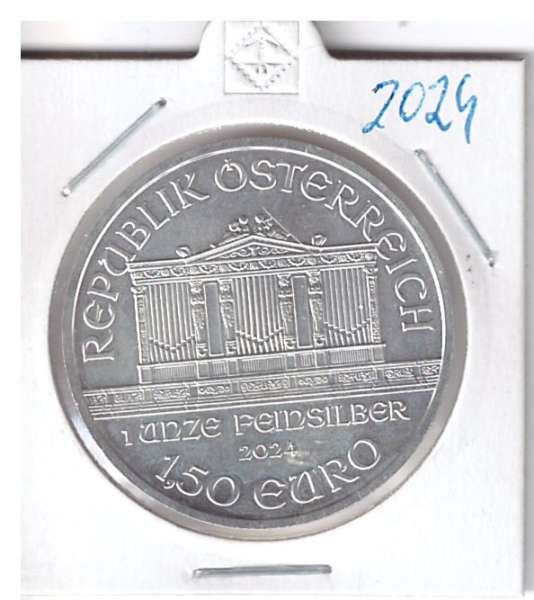 2024 Wiener Philharmoniker 1 Unze Feinsilber (999)