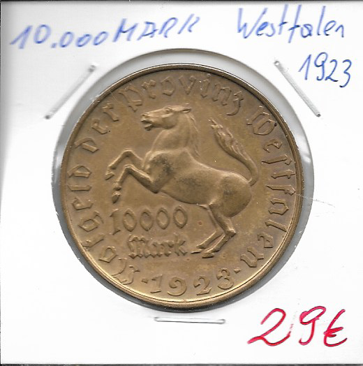 10 000 Mark 1923 Westfalen