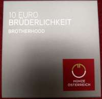 10 Euro  2021 Brüderlichkeit Silber PP Ank. Nr.39 10 Euro  2021 Brüderlichkeit Silber PP Ank. Nr.39