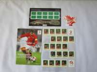 UEFA Euro 2008  Österreich-Schweiz Block und Spielermarken Österreich UEFA Euro 2008  Österreich-Schweiz Block und Spielermarken Österreich