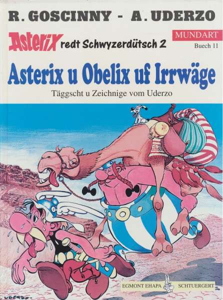 Hardcover Asterix Mundart : Buch 11 Asterix u Obelix uf Irrwäge Buch