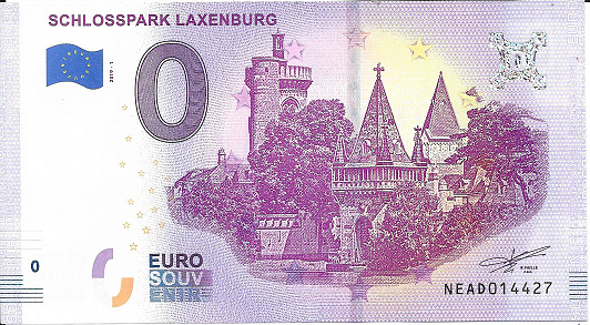 ANK.Nr.30 Schlosspark Laxenburg (2) 0 Euro Schein 2019-1-