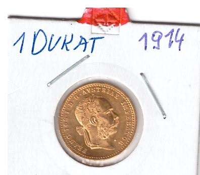1 Dukat 1914 Original Franz Joseph I