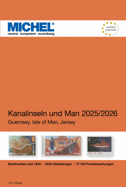 (E 14) MICHEL KANALINSELN UND MAN-KATALOG 2025/26