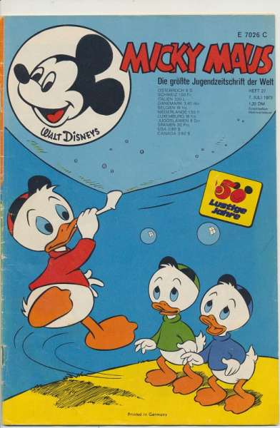 Micky Maus Nr. 27/1973