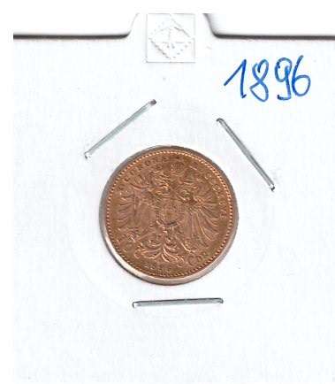 10 Corona Kronen 1896 Franz Joseph I Gold